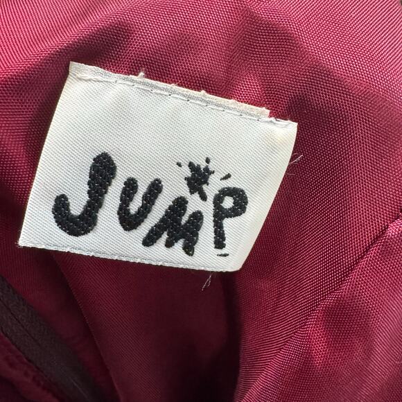 JUMP Vintage Velvet Puff Sleeve V-Neck  Fit & Flare Mini Dress Dark Romantic 7/8 - Picture 10 of 14